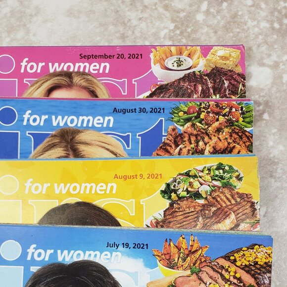 Bundle Lot of 4 First For Women Magazines July-September 2021 - Picture 3 of 5